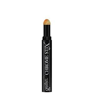 Gelish Chrome Stix Metallic Nail Art Powder: Gold holographic, 0.5g Beauty & Personal Care Gelish