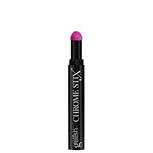 Gelish Chrome Stix Metallic Nail Art Powder At-Home Use Fuchsia Mirror 0.5g Beauty & Personal Care Gelish