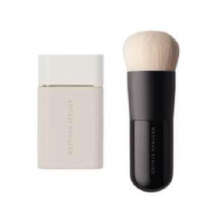 Westman Atelier The Radiant Skin Duo - Vital Skincare Complexion Drops in Atelier IV + Liquid Blender Brush