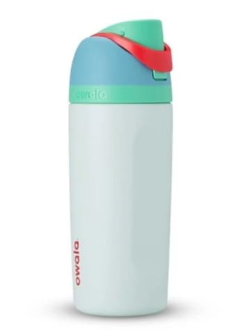 Owala FreeSip Kids 16 fl. oz. Rain Forest BPA Free Water Bottle with Spout Lid