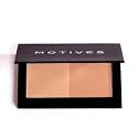 Motives® Bronzing Duo - Dual-Tone Matte & Shimmer Bronzer for Contour & Glow | Lightweight, Blendable, Long-Lasting Formula | Sun-Kissed, Natural