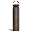 Hydro Flask 40 Oz Lightweight Trail Series Wide Flex Cap Obsidian- Hiking Water Bottle
