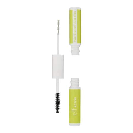 e.l.f. Active Workout Ready, Sweat Resistant, Mascara & Brow Duo, 58003, Black Mascara & Clear Brow Gel