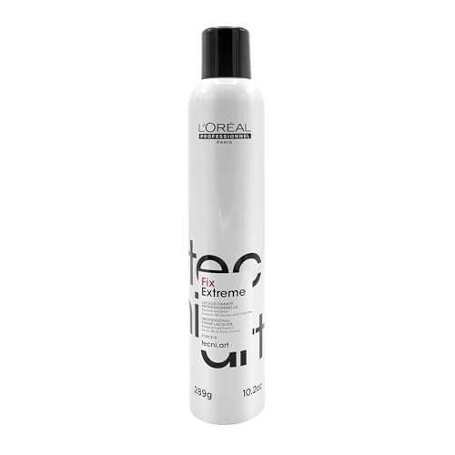L'Oréal Professionnel Paris Fix Extreme Lacquer - Strong Hold Hairspray For All Hair Types, Anti-Frizz and Shine, Packaging May Vary Beauty & Personal Care L'Oréal Professionnel Paris