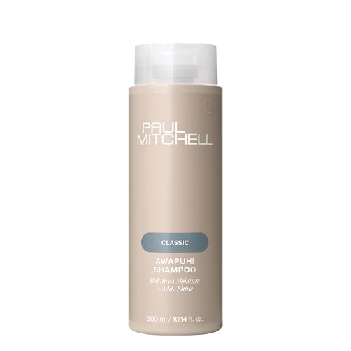 Paul Mitchell Awapuhi Shampoo, Balances Moisture + Adds Shine, For All Hair Types, Especially Fine + Static-Prone Hair, 10.14 fl. oz.