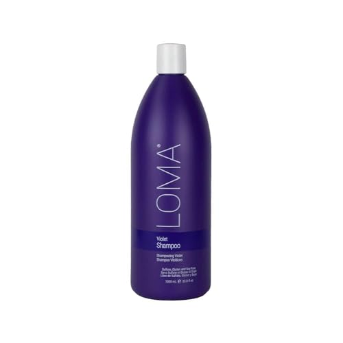 Loma Hair Care Violet Shampoo, Vanilla Bean/Blood Orange, 33.8 Fl Oz