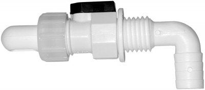 Aerator Spray Head / Wash Down Combo Fittings White