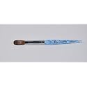 Blue Handle CRIMPED 100% Kolinsky Acrylic Nail Brush (Crimped 16) Beauty & Personal Care Blue Handle