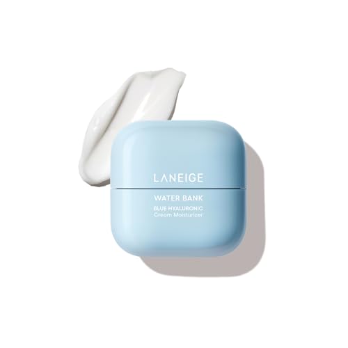 LANEIGE Water Bank Blue Hyaluronic Acid Cream Daily Face Moisturizer: Hydrating Korean Lightweight Face Cream with Ceramides & Squalane for Lasting Beauty and Personal Care LANEIGE Default Title