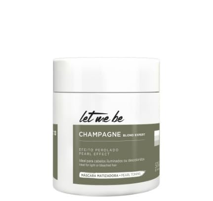 Let Me Be - Linha Blond Expert - Mascara Matizadora Efeito Perolado 500 Gr - (Blond Expert Collection - Brassiness Control Pearly Effect Mask Net