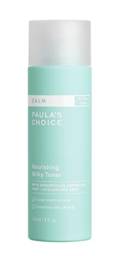Paula’s Choice Calm Nourishing Milky Toner for Sensitive Skin, Calms + Soothes Redness, Suitable for Rosacea-Prone & Eczema-Prone Skin