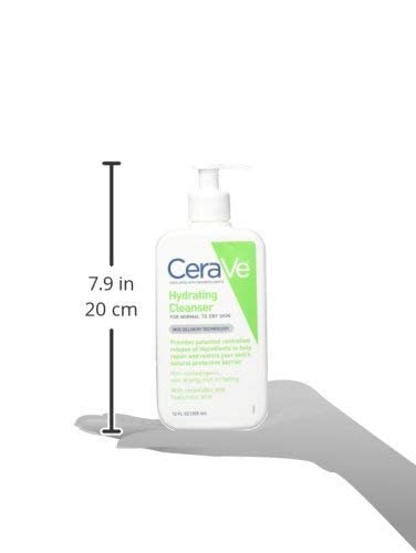 CeraVe Hydrating Facial Cleanser, 12 Fluid Ounce