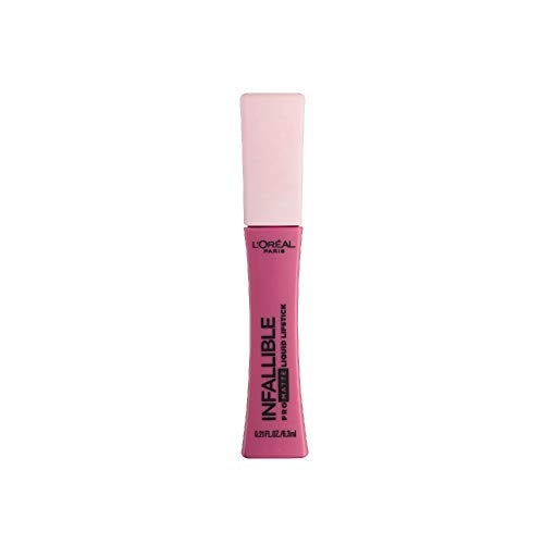 L’Oréal Paris Makeup Infallible Pro Matte Les Macarons Scented Matte Liquid Lipstick, Highly Pigmented, Longwear, Waterproof and Smudge Proof, Praline