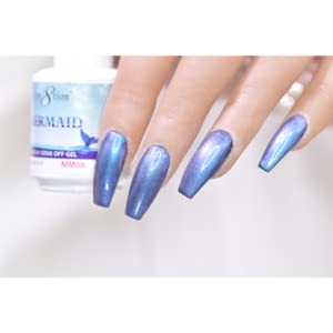 Cre8tion [MM08] Mermaid Collection Soak Off Gel [Easy Application] LED/UV cured 15mL / 0.5 fl oz Beauty & Personal Care Cre8tion