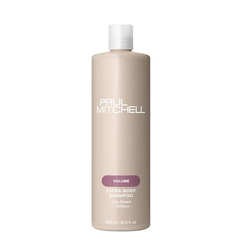 Paul Mitchell Extra-Body Shampoo, Thickens + Volumizes, For Fine Hair, 16.91 Fl Oz (Pack of 1)