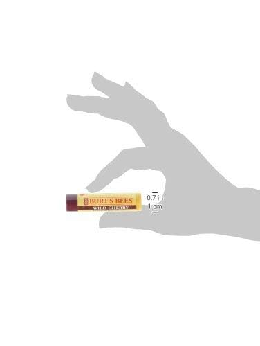 Burt's Bees Wild Cherry Moisturizing Lip Balm 0.15 oz 4 Pack