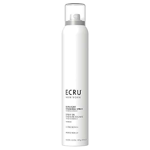 ECRU New York Sunlight Finishing Spray, Hairspray Extra Hold, Hair Styling Heat Protectant Spray, Travel Size, 2oz