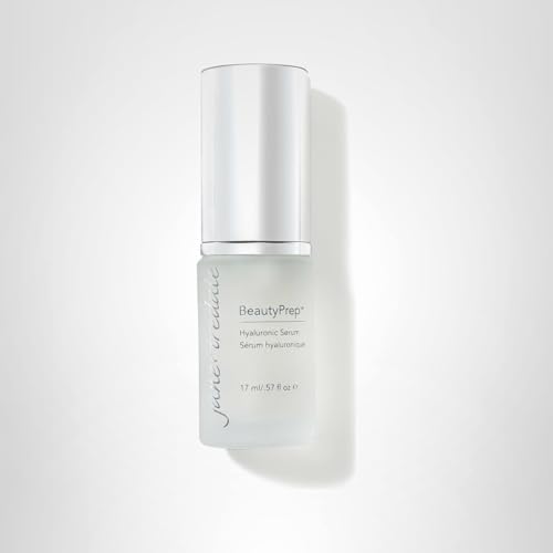 jane iredale BeautyPrep Hyaluronic Serum, Lightweight, Non-Greasy, Moisture-Locking Formula, Smooths, Softens, and Brightens Skin, Paraben Free