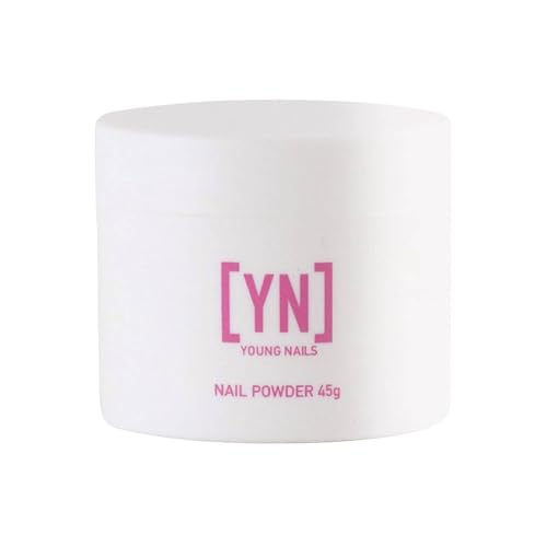 Young Nails Acrylic Core Powder - Self-Leveling Acrylic Nail Powder, Clear Nude Pink White Acrylic Powder for Nail Extenstion, Professional Grade