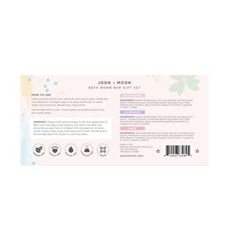 Joon X Moon Bath Bomb Gift Set, Lavender-Champagne-Rose 11 oz, Soothing Bath Soak for Relaxation and Hydrated Skin
