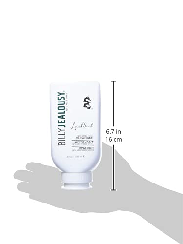 Billy Jealousy LiquidSand Exfoliating Face Cleanser for All Skin Types, Mens Face Wash for Daily Exfoliation of Dead Skin Cells & Grime, Cleans