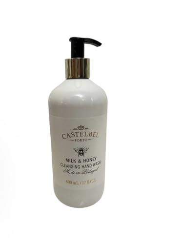 Castelbel Porto "Milk and Honey - Luxury Liquid Cleansing Hand Wash 17 fl.oz (500 ml)
