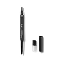 Absolute New York 2-in-1 Brow Perfecter, Dual-Ended Eyebrow Tool, Pencil and Pomade (AEBD01 Natural Ebony)