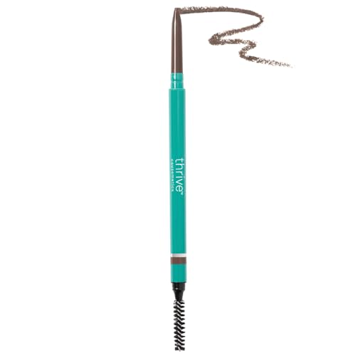 Thrive Causemetics Infinity Waterproof Eyebrow Pencil, Retractable Brow Pencil with Hyaluronic Acid, Shea Butter, Dual Ended Eyebrow Brush Spoolie Beauty and Personal Care Thrive Causemetics Default Title