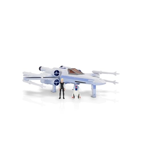 Star Wars Micro Galaxy Squadron Visions X-Wing - 5-Inch Vehicle with Two 1-Inch Micro Figure Accessories