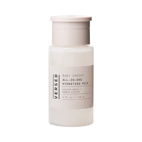 Versed Skin Soothe Hydrating Milky Toner for Face - Nourishing Coconut Water with Algae & Bamboo Extracts - Helps Restore Skin’s Natural pH Balance