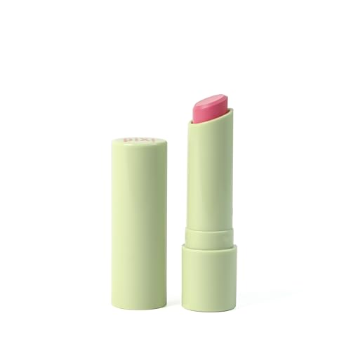 Pixi NaturelleLip | Hydrating Demi-Matte Lipstick with Sunflower Oil, Jojoba & Vitamin E | Natural Finish & Comfortable All-day Wear | Peony | 0.1 oz/3.4 g
