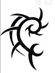 Tribal Make Up Stencil- 5 Pack