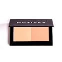 Motives® Bronzing Duo - Dual-Tone Matte & Shimmer Bronzer for Contour & Glow | Lightweight, Blendable, Long-Lasting Formula | Sun-Kissed, Natural