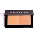 Motives® Bronzing Duo - Dual-Tone Matte & Shimmer Bronzer for Contour & Glow | Lightweight, Blendable, Long-Lasting Formula | Sun-Kissed, Natural