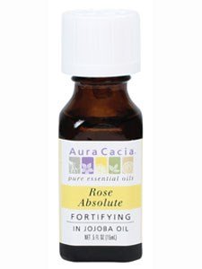 Aura Cacia Rose Absolute In Jojoba Oil 0.5 Fluid Ounce - 5 Units