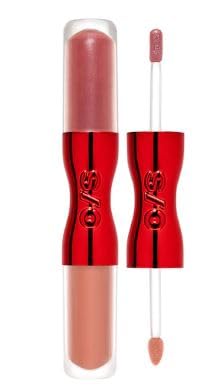 ONE/SIZE by Patrick Starrr Lip Snatcher Hydrating Liquid Lipstick and Lip Gloss Duo - Be About It (pearlescent pink & matte warm nude)
