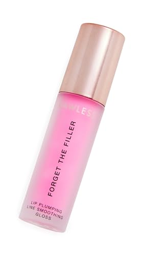 Lawless Forget the Filler Lip Plumping Line Smoothing Gloss - Daisy Pink - Premium Volumizing Lip Gloss with Natural Ingredients Designed to Plump,