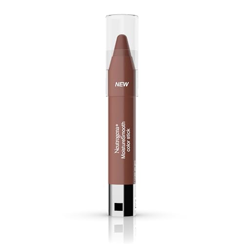 Neutrogena MoistureSmooth Color Stick for Lips, Moisturizing and Conditioning Lipstick with a Balm-Like Formula, Nourishing Shea Butter and Fruit