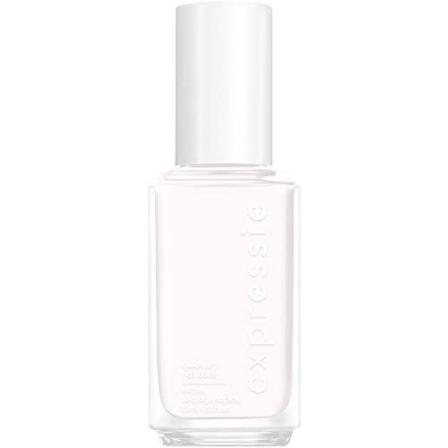 essie Nail Polish, Expressie Quick-Dry Nail Color, Vegan, Word On The Street, White, Unapologetic Icon, 0.33 fl oz Beauty & Personal Care essie