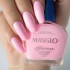 MASGLO Traditional Nail Polish 0.5 Fl. Oz. 3 piece kit with BASE FORTIFIER, color JUGUETONA and TOPCOAT GEL Beauty & Personal Care MASGLO