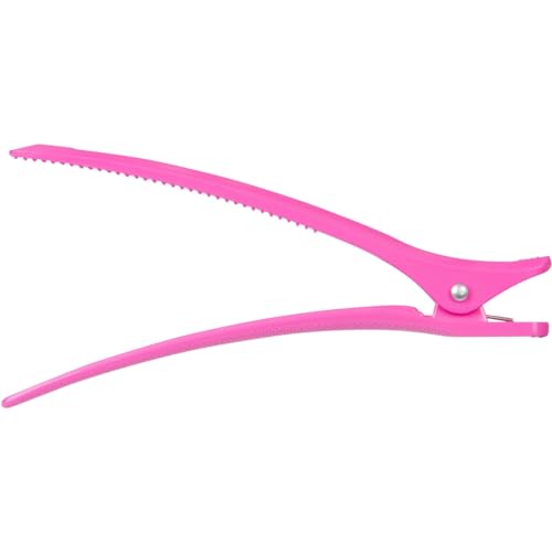 Cala Hot pink duck hair clips 4 count, 4 Count