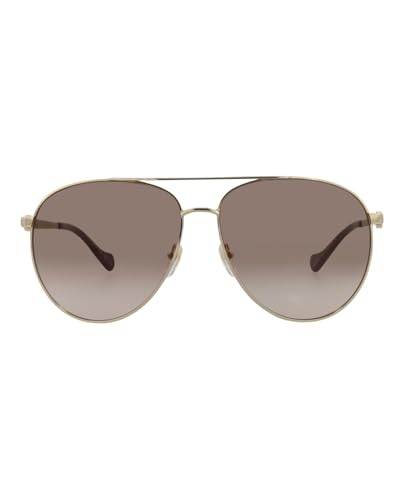 Gucci Aviator-Frame Metal Sunglasses