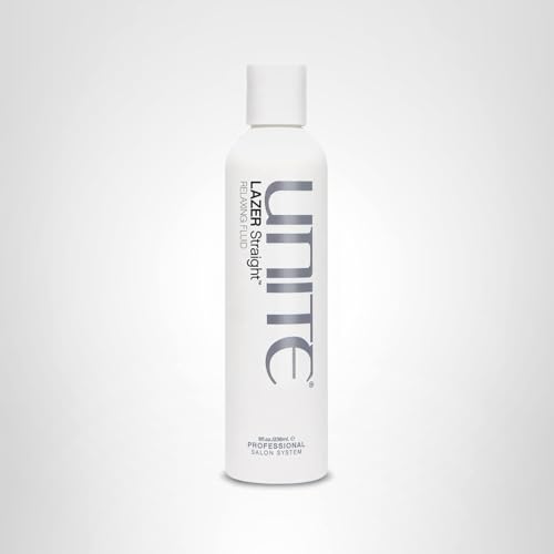 UNITE Hair - LAZER Straight Relaxing Fluid - Anti-Frizz Smoothing Cream for Sleek, Straight, Shiny Hair - Loosens Waves, Controls Flyaways & Adds