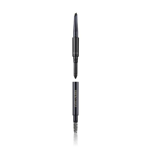 Estée Lauder The Brow Multi-Tasker 3-in-1 Tool | Eyebrow Pencil, Powder and Brush, 05 Black