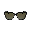 Calvin Klein Women's Sunglasses CK25500S - Black with Solid Brown Lens