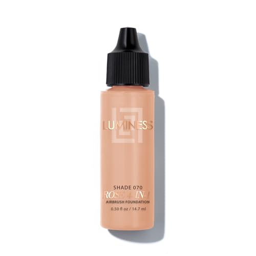 Luminess Air Rose 4-in-1 Airbrush Foundation - Shade 070, 0.50 oz, Warm
