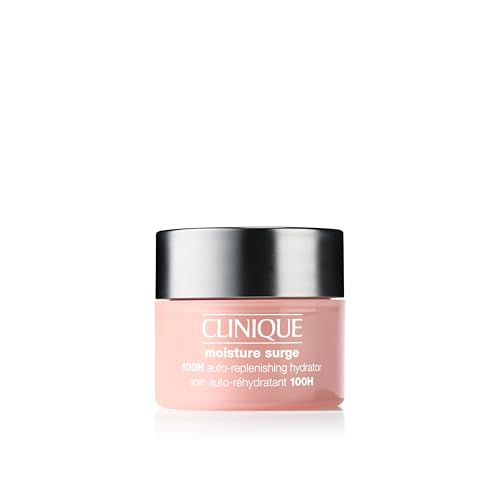 Clinique Moisture Surge 100H Auto-Replenishing Hydrator Oil Free Face Moisturizer | With Hyaluronic Acid, Aloe Bioferment and Vitamins C + E |