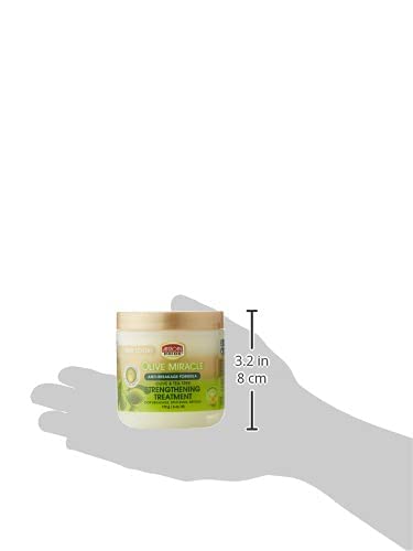 African Pride Olive Miracle Anti-Breakage Creme 6oz Jar (2 Pack)