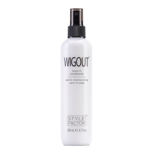 Style Factor WIGOUT Leave-In Conditioner Spray - Lightweight Hydrating & Conditioning Mist Controls Frizz, Adds Shine & Softness For Dry Damaged Hair