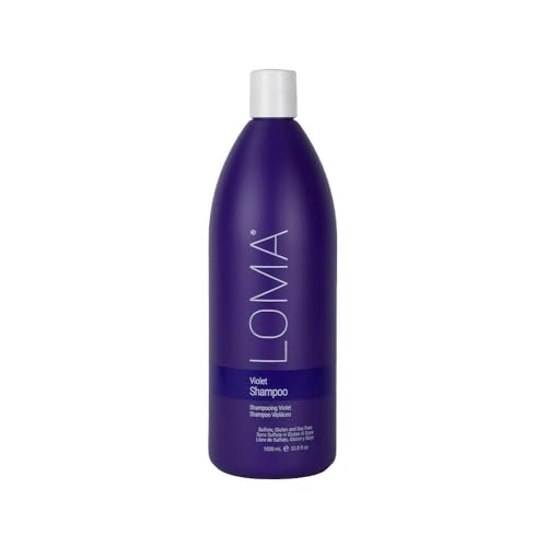 Loma Hair Care Violet Shampoo, Vanilla Bean/Blood Orange, 33.8 Fl Oz